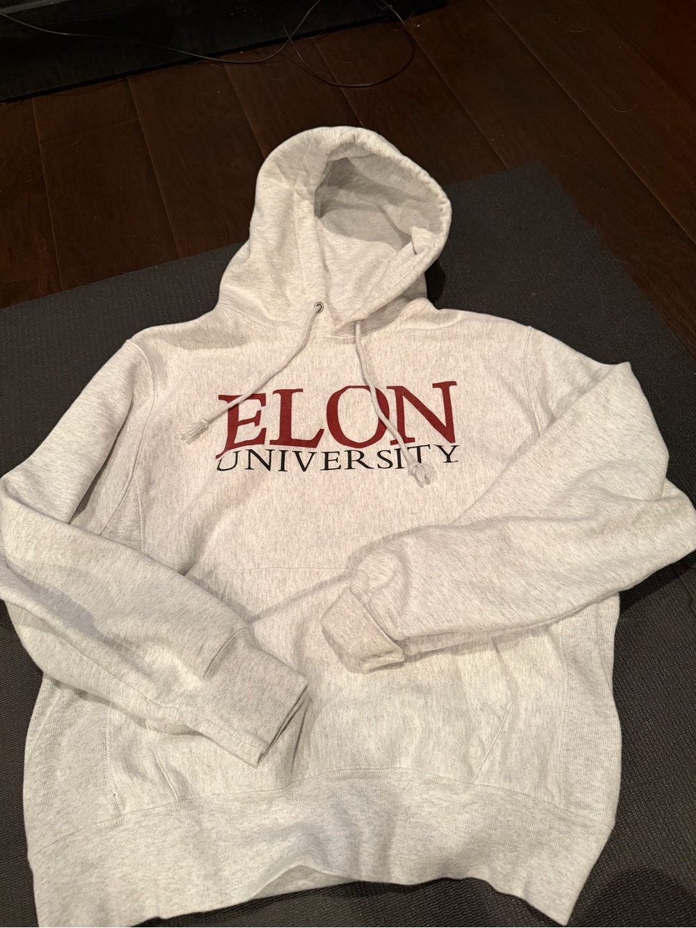 Champion Reverse Weave Hoodie in Heather Gray